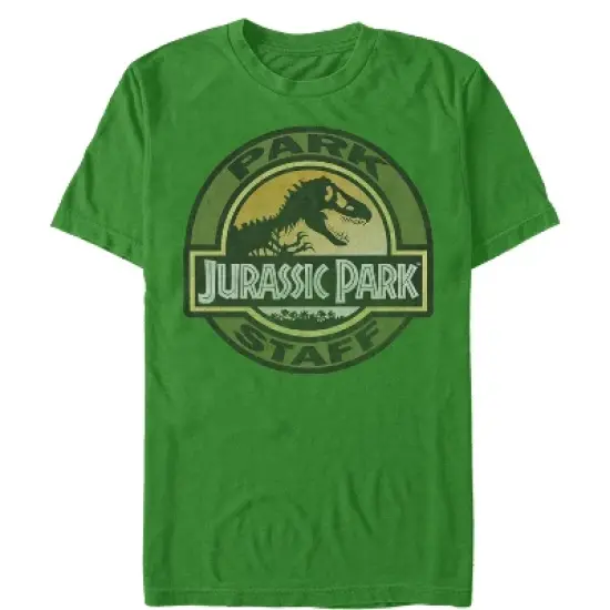 Men's Jurassic Park The Park Staff Badge, With T-Rex T-Shirt image {3}