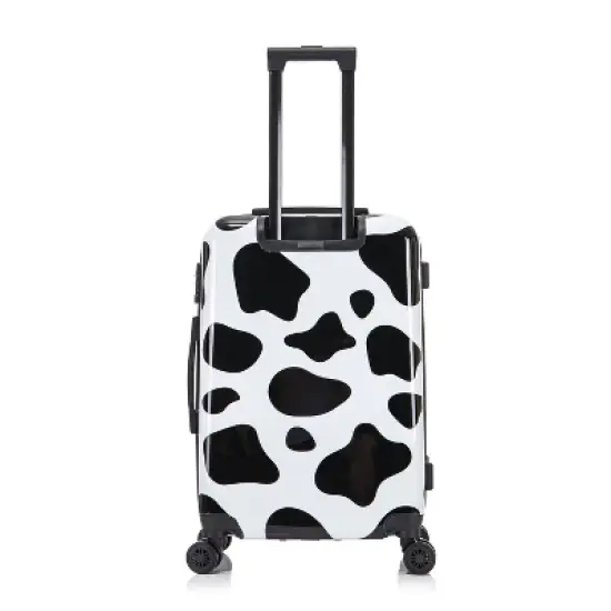 InUSA PRINTS Lightweight Hardside Medium Checked Spinner Suitcase - Cow image {6}