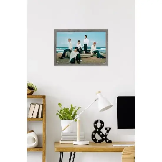 Trends International TXT TOMORROW X TOGETHER - 5th Mini Album - The Name Chapter: TEMPTATION / Farewell Framed Wall Poster Prints image {1}