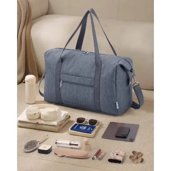 Narwey For Spirit Airlines Personal Item Bag 18x14x8 Foldable Duffle Bag for Travel Packable Duffel Bag for Traveling Carry on Bag image {6}