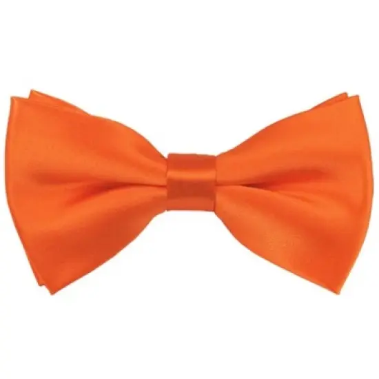 Men's Solid Color 2.5 W And 4.5 L Inch Pre-Tied adjustable Bow Ties image {4}