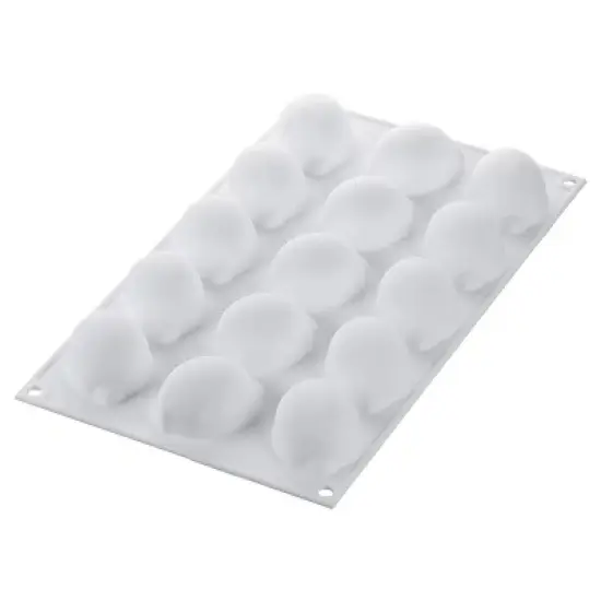 Silikomart Limone & Lime 30 Silicone Mold with 15 Cavities, Each 2.16 Inch x 1.49 Inch x 1.06 Inch High image {1}