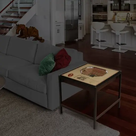 NCAA Oklahoma Sooners 25-Layer StadiumViews Lighted End Table image {1}