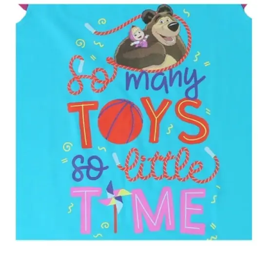Masha and The Bear Short Sleeve Playtime Dress - Toddler image {2}