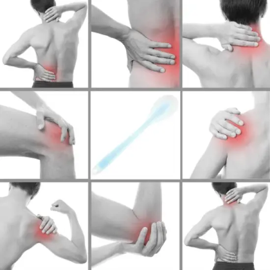 Unique Bargains Portable Scraper spoon Manual Massager Tools 14.17"x2.76" 1 Pc image {4}