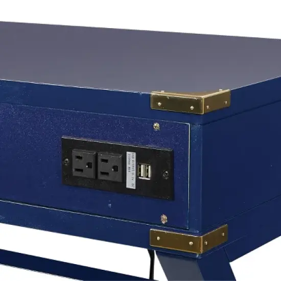 46" Wellington Desk with Power - OSP Home Furnishings image {7}