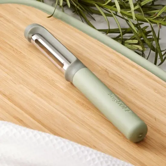 BergHOFF Balance Stainless Steel Straight Peeler 6.75", Recycled Material image {6}
