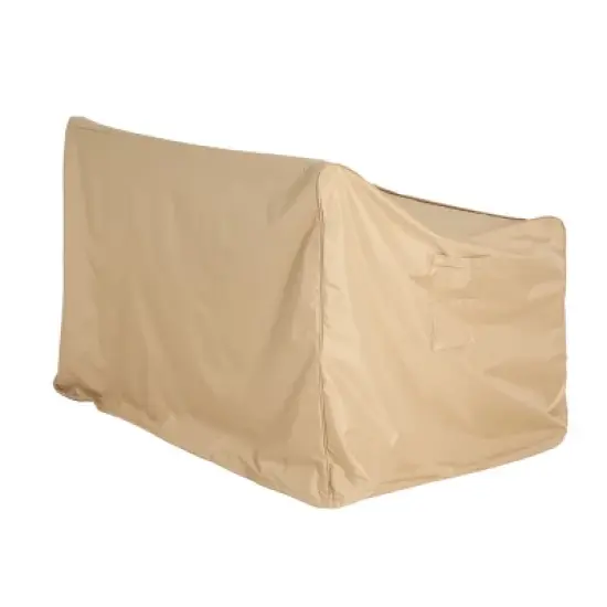 Outdoor Loveseat Sofa Cover,Heavy-Duty Waterproof Patio Cover with UV Protection and Air Vents,Durable Furniture Cover with Straps-Coolbibila image {5}