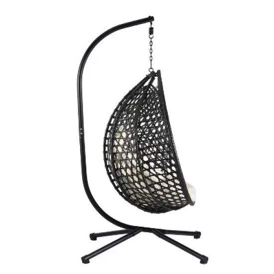 Whisen Versatile Hanging Egg Chair for Indoor and Outdoor Use image {7}