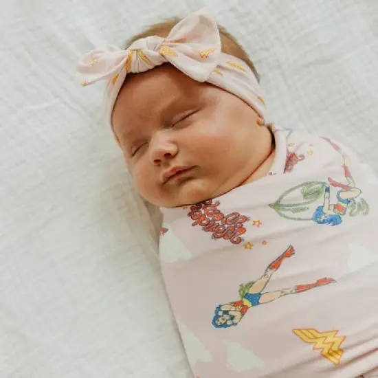 Copper Pearl Knit Swaddle Blanket - Wonder Woman image {4}
