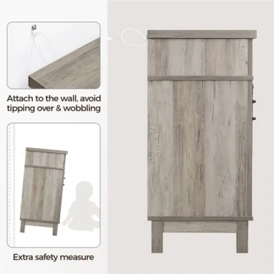 Yaheetech TV Stand for 65 Inch TV, TV Console with Storage image {7}