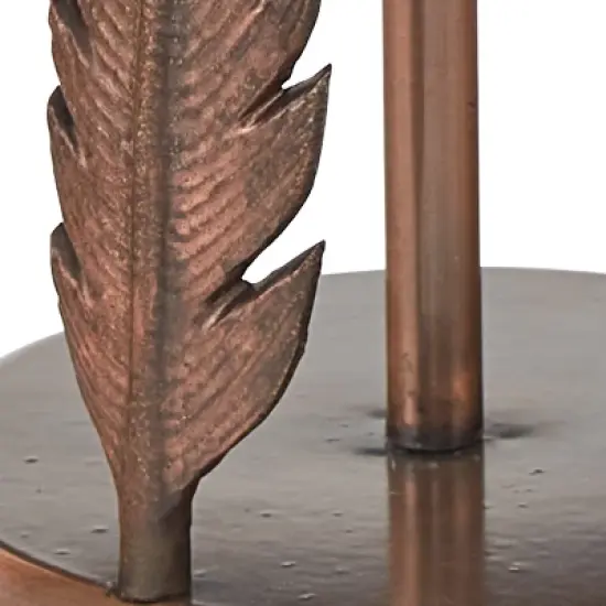 Park Designs Pheasant Feather Paper Towel Holder - Bronze Gold image {2}