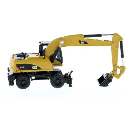 CAT Caterpillar M318D Wheeled Excavator with Operator "High Line" Series 1/87 (HO) Scale Model by Diecast Masters image {2}
