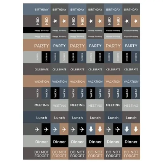 TF Publishing 2024 Weekly/Monthly Planner 8"x6.5" Neutral Plaid image {3}