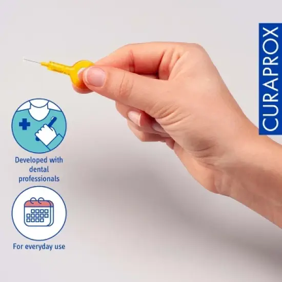Curaprox CPS 09 Prime Start Interdental Brushes &ndash; Ultra-Fine Cleaning for Tight Spacesk, 5 pcs image {5}