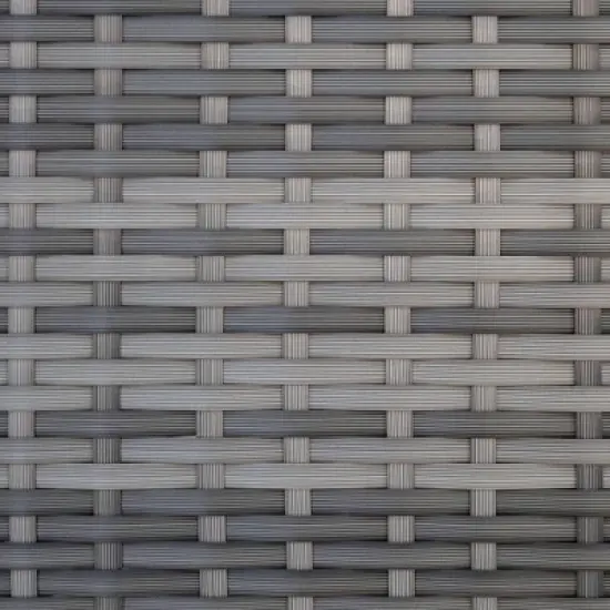 4pc Metal Multi-Shade Rattan Sectional - Gray - Saracina Home image {6}