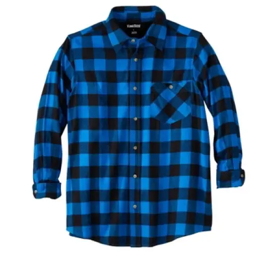 Boulder Creek by KingSize Men's Big & Tall &trade; Flannel Shirt image {9}
