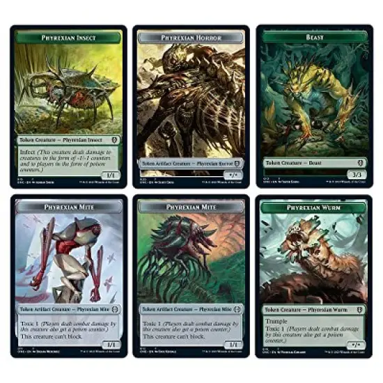 Magic The Gathering Magic: The Gathering Phyrexia: All Will Be One Commander Deck Corrupting Influence + Collector Booster Sample Pack image {5}