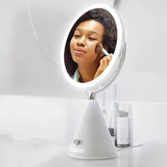 Sharper Image Vanity Makep Mirror 0x Magnification image {1}