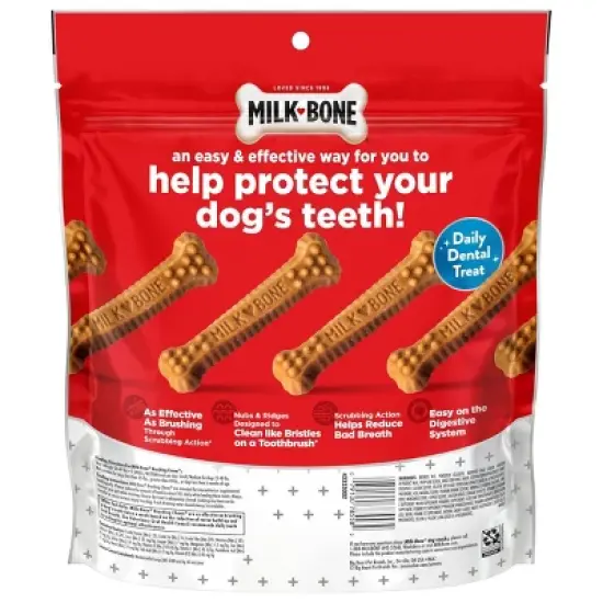 Milk-Bone Dental Original Small Chew Dog Treat with Chicken Flavor - 19.6oz image {1}