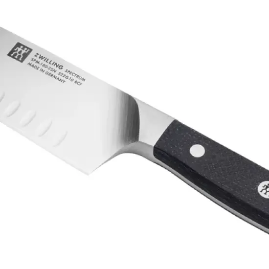 ZWILLING Spectrum 7-inch Hollow Edge Santoku image {3}