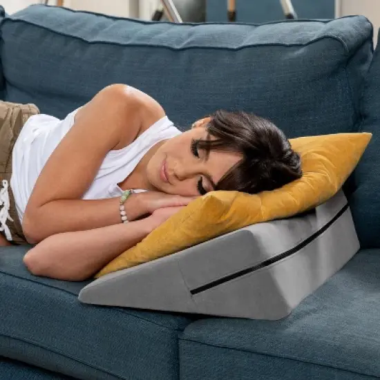 Avana Micro-velvet Slants - Firm Density Bed Wedges For Back and Knee Support image {2}