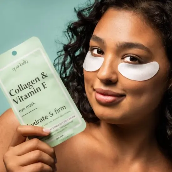 Que Bella Collagen & Vitamin E Eye Mask - 2ct image {3}