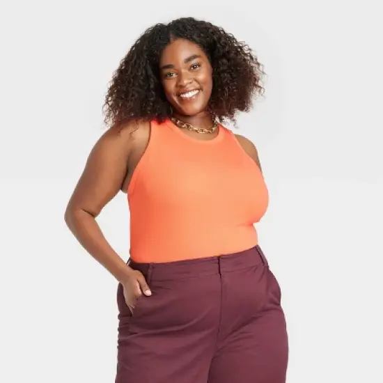 Women's Ribbed Tank Bodysuit - A New Day&trade; image {7}