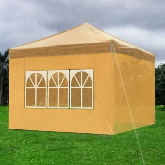 InstaHibit Privacy Window Sidewall UV30+ Fits 10x10ft Canopy Gazebo 1 Piece image {2}