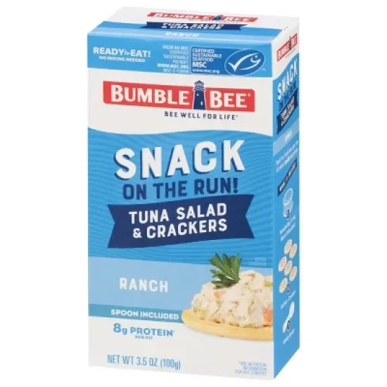 Bumble Bee Tuna Salad with Crackers Snack Kit Ranch- 3.5oz image {3}