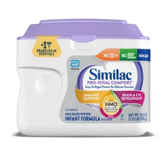 Similac Pro-Total Comfort Non-GMO Powder Infant Formula image {6}