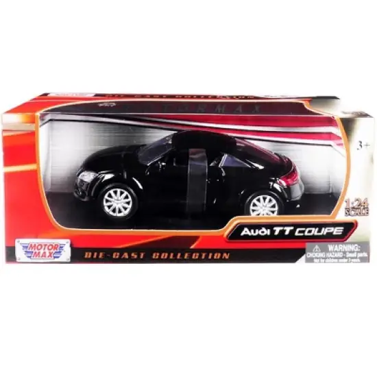 Audi TT Coupe Black 1/24 Diecast Model Car by Motormax image {2}