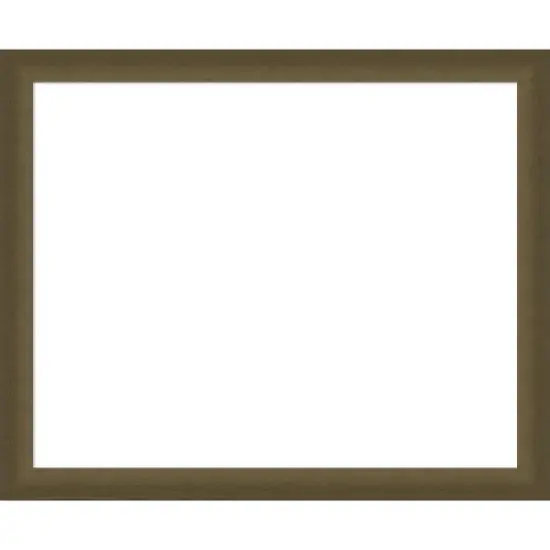 Amanti Art Blaine Light Bronze Narrow Framed Dry Erase Magnetic Board image {15}
