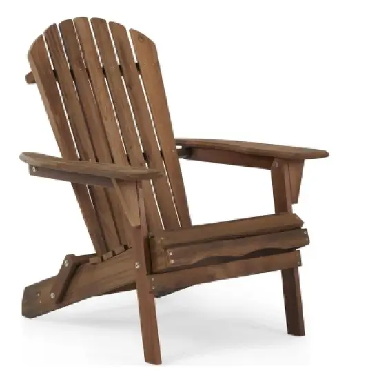 Wooden Outdoor Folding Adirondack Chair Set of 2 Wood Lounge Patio Chair for Garden,Garden, Lawn, Backyard, Deck, Pool Side, Fire Pit,Half Assembled, image {7}