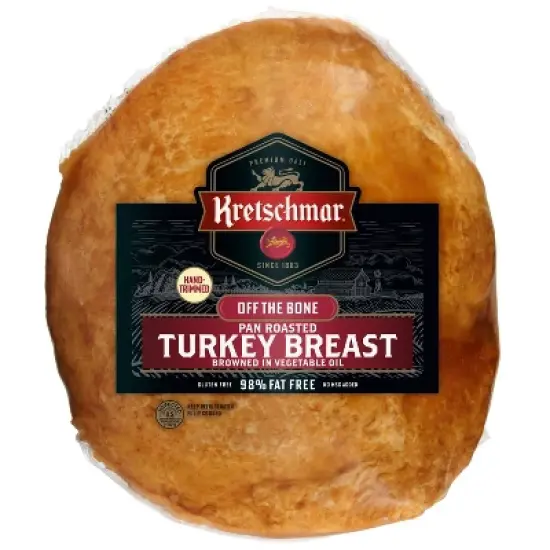 Kretschmar Pan Roasted Turkey Breast - Deli Fresh Sliced - price per lb image {1}