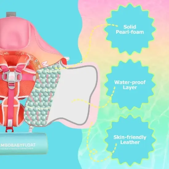 Mambobaby Trendy Voyager Baby Pool Float with Canopy image {3}