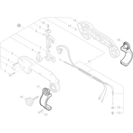 Echo OEM Brackets (C405000370 + C405000360) for PB-770T Leaf Blower - CMB314 image {8}