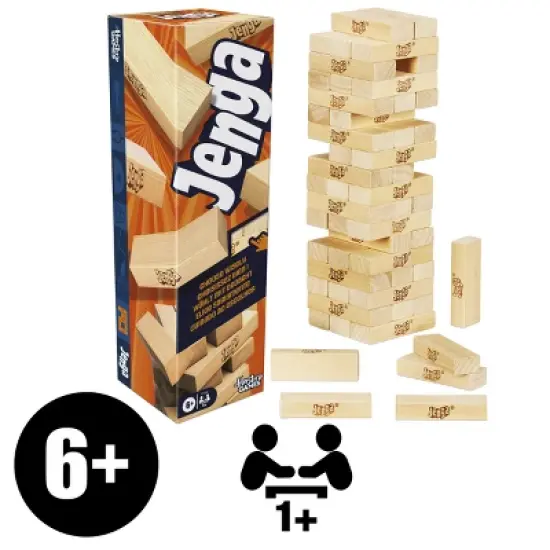 Hasbro Gaming Jenga Board Game with More Ways to Play image {1}