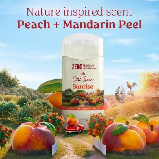 Old Spice Deodorant - Sunrise - Peach and Vanilla Scented - Aluminum-Free 3oz image {5}