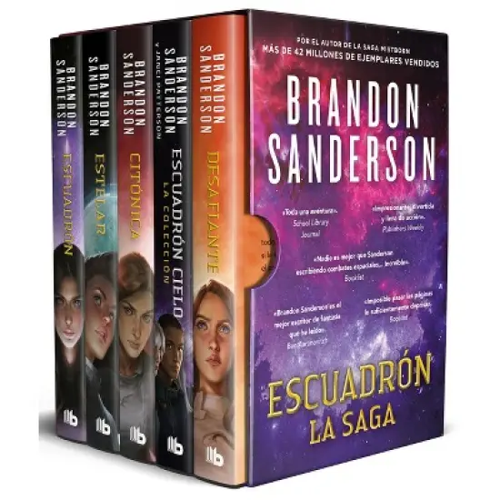 Estuche Escuadr&oacute;n (Contiene: Escuadr&oacute;n; Estelar; Cit&oacute;nica; Desafiante Y Escuadr&oacute;n Cielo) / Skyward Boxed Set: Skyward; Starsight; Cytonic and Defiant image {1}