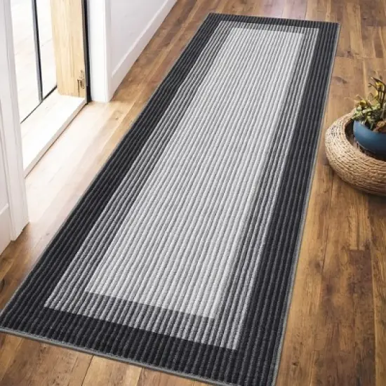 Modern Abstract Area Rug Machine Washable Rug for Living Room, Non-Slip Non Shedding Gradient Soft Carpet, Low Pile Indoor Foldable Printed Rug image {7}