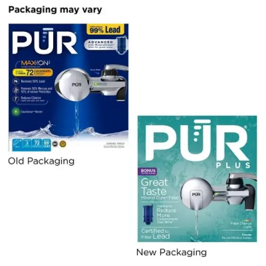 PUR Filtration PLUS Faucet Horizontal Mount Water Filtration System Chrome PFM400H: Best Sink Filter, Lead & Mercury Removal, Easy Install image {13}