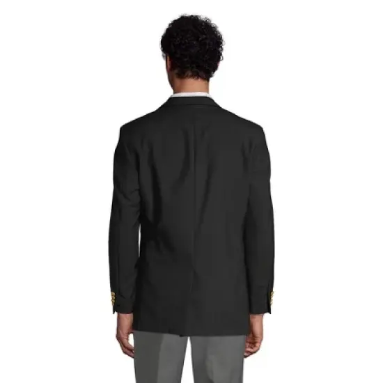 Lands' End School Uniform Men's Hopsack Blazer image {1}