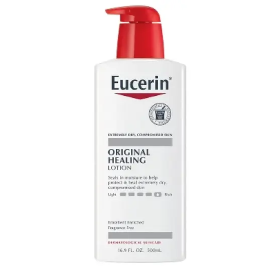Eucerin Original Healing Rich Body Lotion for Dry Skin Unscented - 16.9 fl oz image {13}