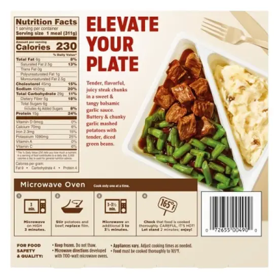 Healthy Choice Plated Meals Frozen Balsamic Steak - 11oz image {5}