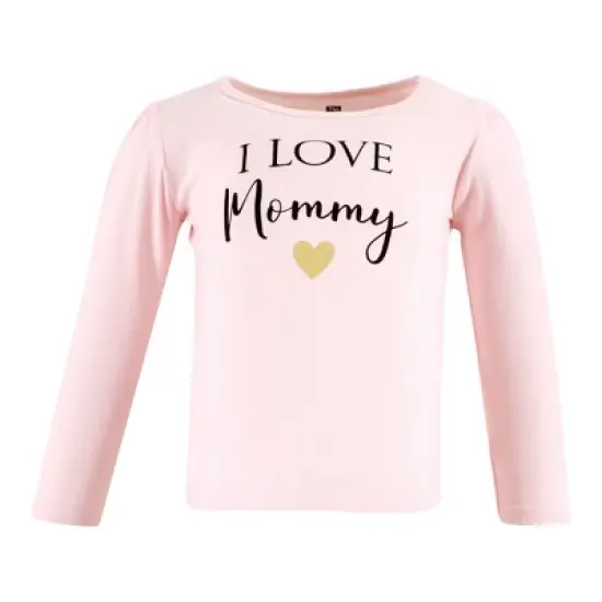 Hudson Baby Infant Girl Long Sleeve T-Shirts, Girl Mommy image {2}