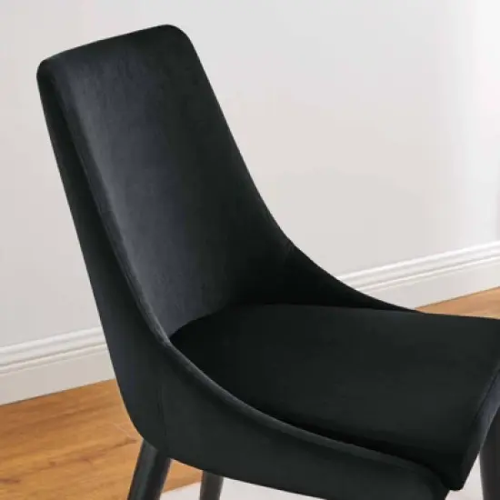 Set of 2 Viscount Accent Performance Velvet Dining Chairs - Modway image {6}