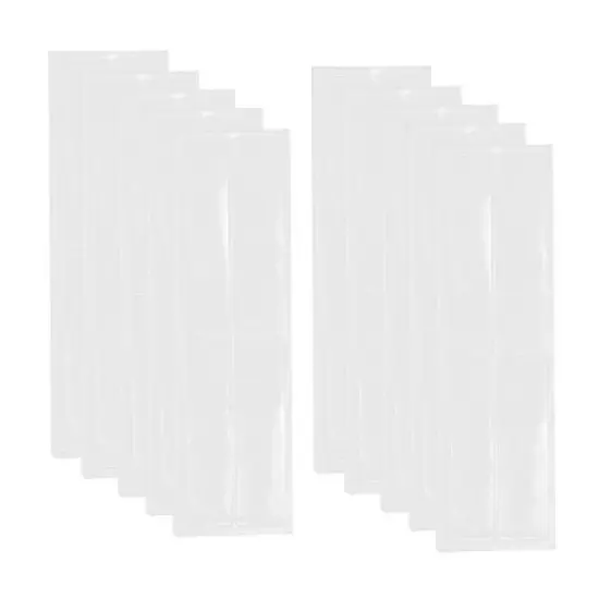 Horizontal Label Holder 4.33"x1.18" Clear 40 Pcs image {6}