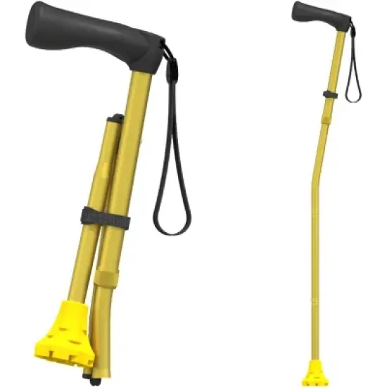 Hachikiko GoStick Folding Cane,Adjustable Stable Walking Cane, Heavy Duty Travel-Friendly with Anti-Slip Tip image {6}