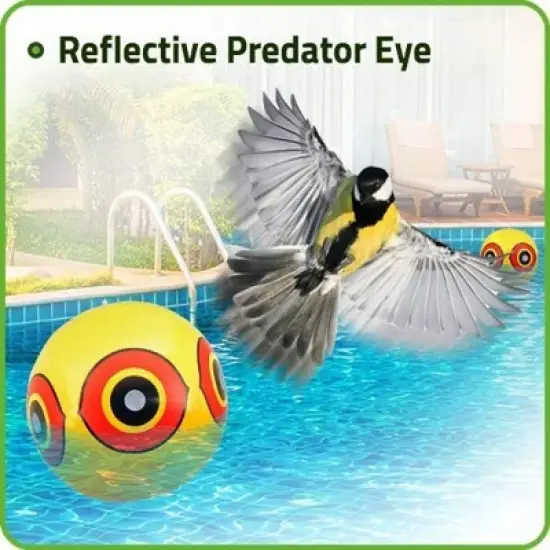 De-Bird Balloon Bird Repellent ,3-Pk Fast and Effective Solution to Pest Problems, Scare Eyes Balloon to Scare Birds Away image {3}